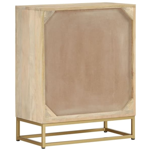 Senkki 2 ovella 55x30x70 cm täysi mangopuu