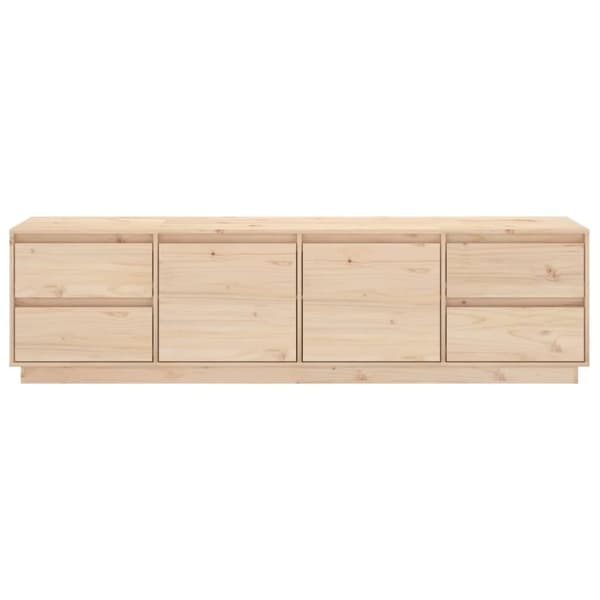 Tv-bänk 176x37x47,5 cm massiv furu