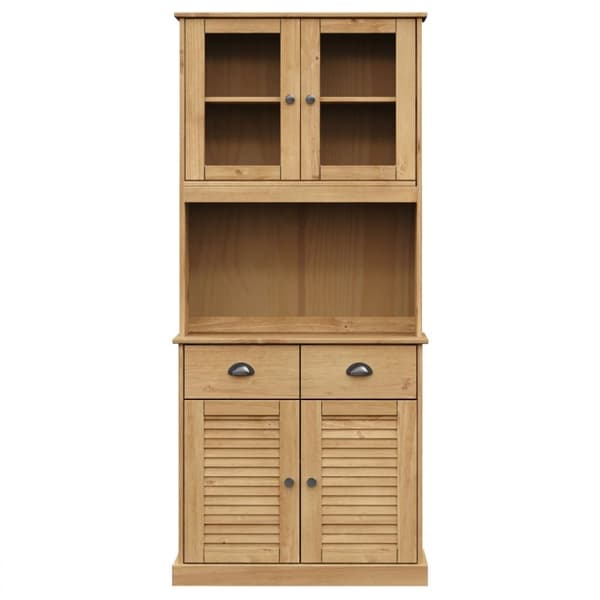 skænk VIGO 78x40x175 cm massivt fyrretræ