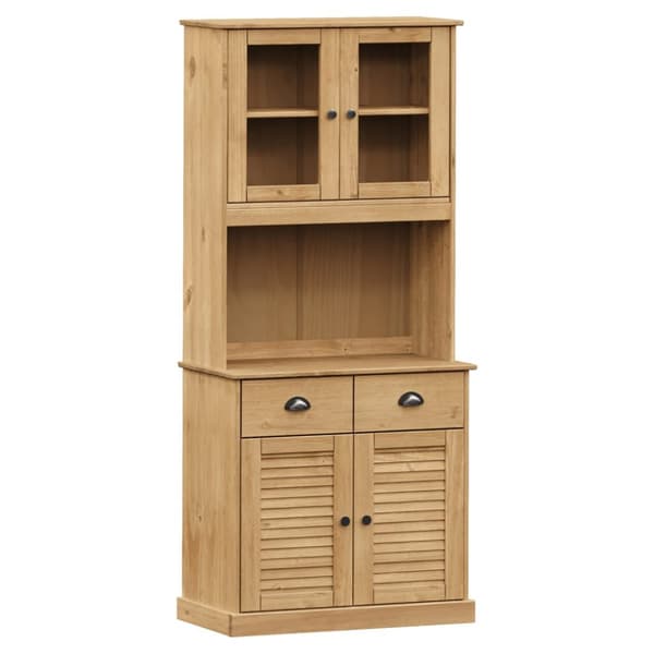 skænk VIGO 78x40x175 cm massivt fyrretræ