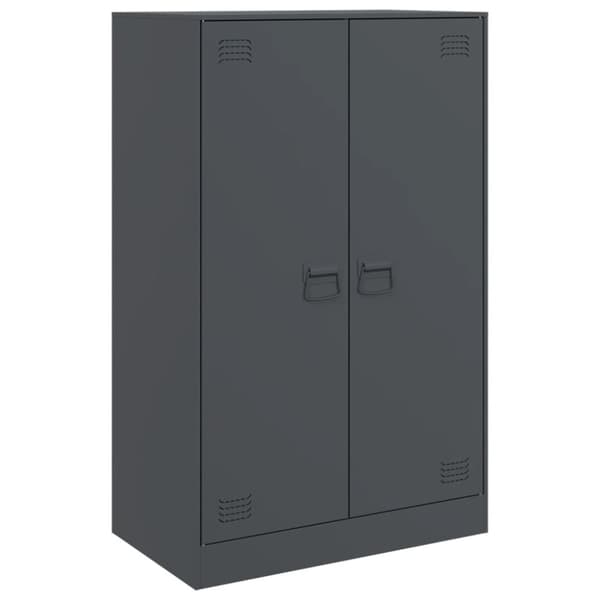 skab 67x39x107 cm stål antracitgrå