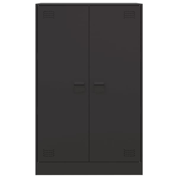 skænk 67x39x107 cm stål sort