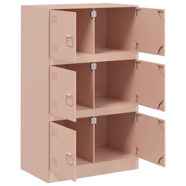 Senkki pinkki 67x39x107 cm teräs