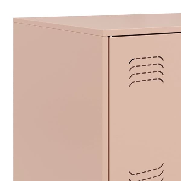 Senkki pinkki 67x39x107 cm teräs