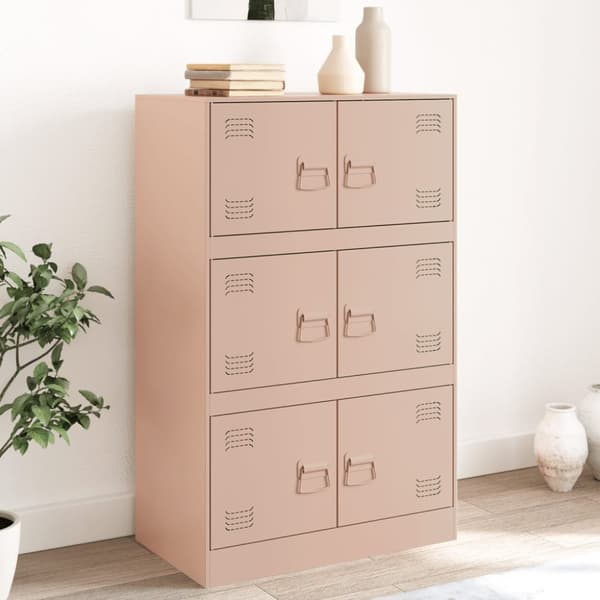 Senkki pinkki 67x39x107 cm teräs