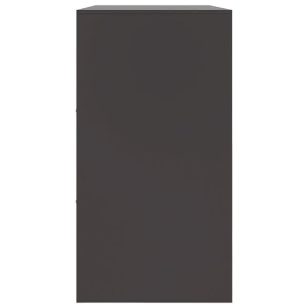skænk 99x39x73 cm stål sort