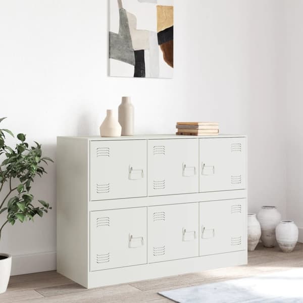 Senkki valkoinen 99x39x73 cm teräs