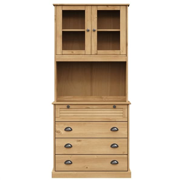 skænk VIGO 80x40x176 cm massivt fyrretræ