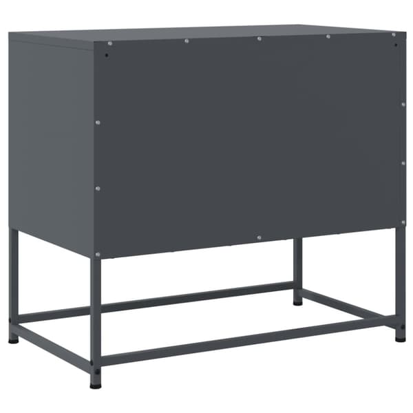 TV-skåp antracit 68,5x39x60,5 cm stål