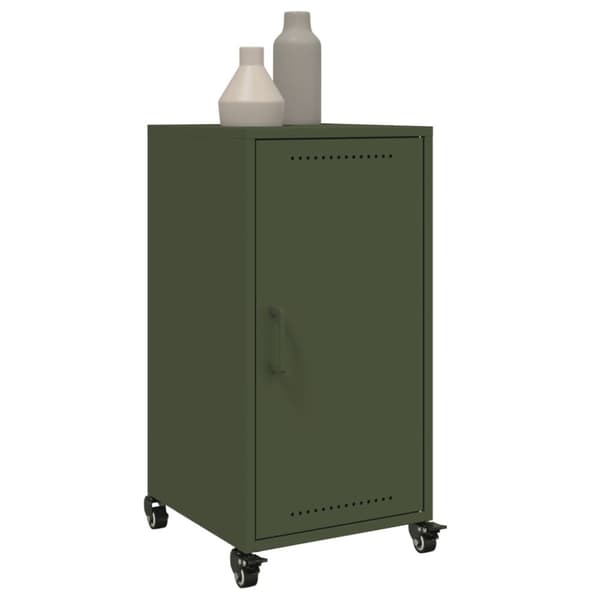skab 36x39x72 cm koldvalset stål olivengrøn