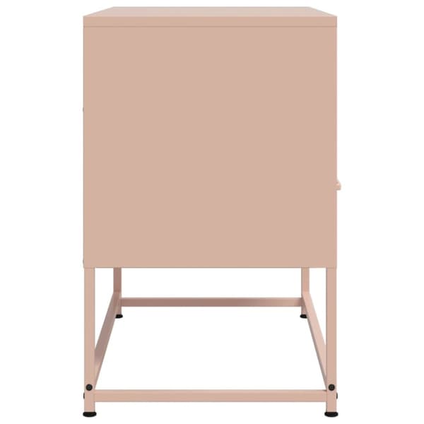 TV-skåp rosa 68x39x60,5 cm stål