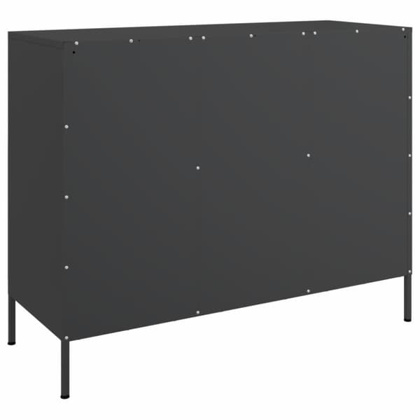 Senkki musta 100,5x39x79 cm kylmävalssattu teräs