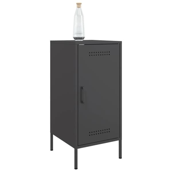 skænk 36x39x79 cm koldvalset stål sort