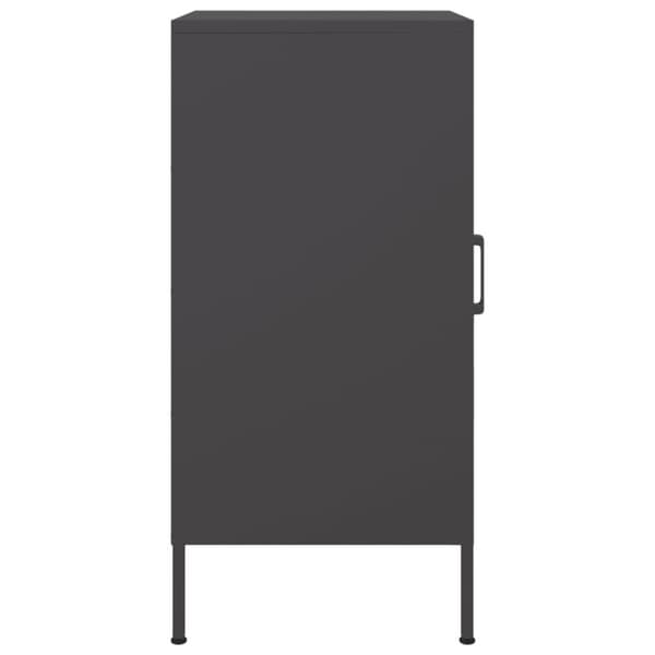skænk 36x39x79 cm koldvalset stål sort