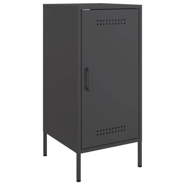 skænk 36x39x79 cm koldvalset stål sort