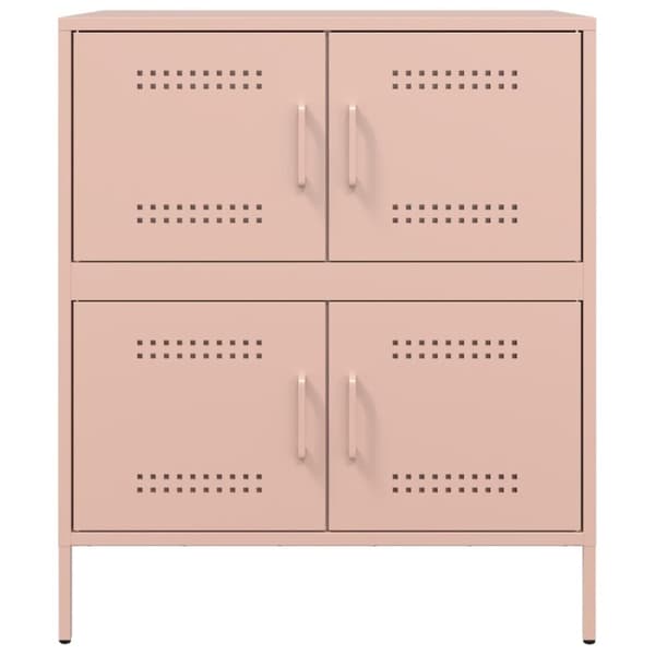 Skänk rosa 68x39x79 cm stål