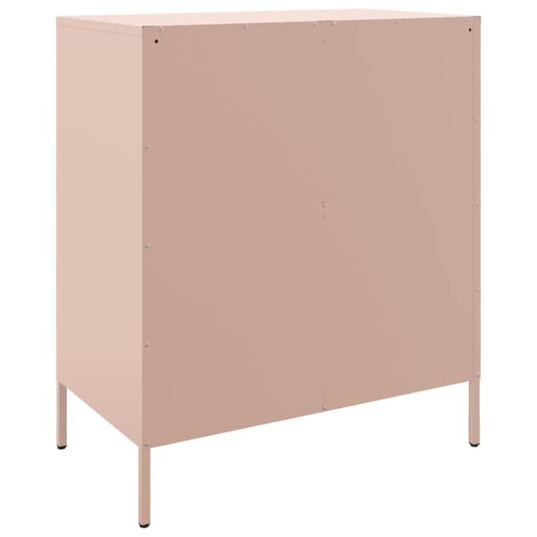 Skänk rosa 68x39x79 cm stål