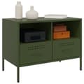 Miniatyrbillede 4 af 10: tv-bord 68x39x50,5 cm koldvalset stål olivengrøn
