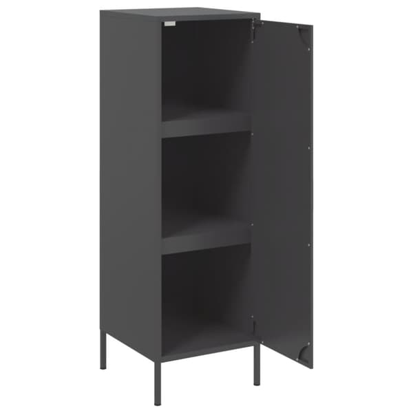 Kaappi musta 36x39x113 cm teräs