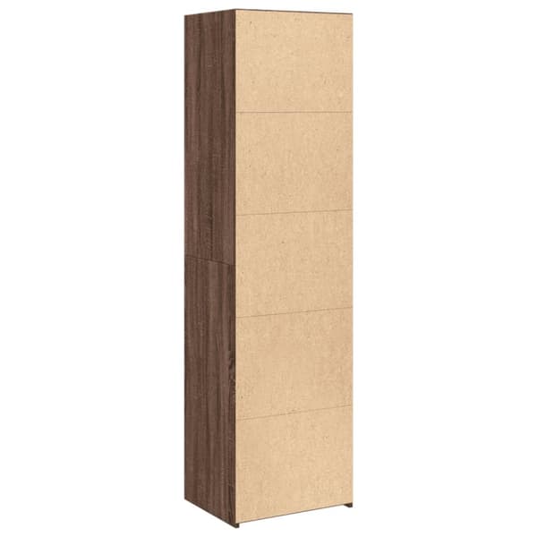 Kaappi ruskea tammi 50x41x185 cm tekninen puu