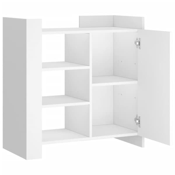 Skänk vit 73,5x35x75 cm konstruerat trä