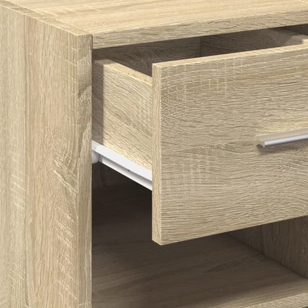 reol 30x42,5x93 cm konstrueret træ sonoma-eg