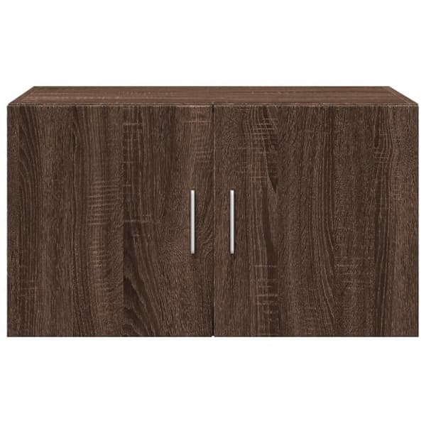 vægskab 70x42,5x49 cm konstrueret træ brun egetræsfarve