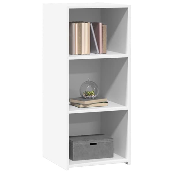 reol 40x41x93 cm konstrueret træ hvid
