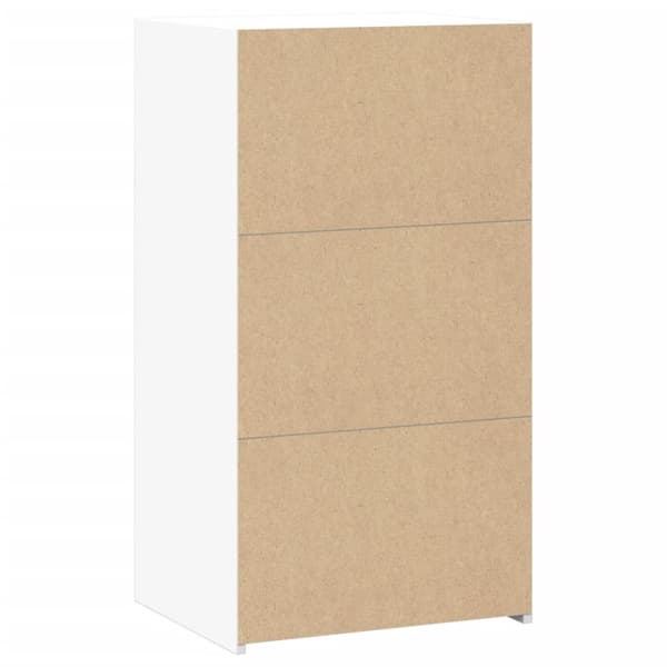 reol 50x41x93 cm konstrueret træ hvid