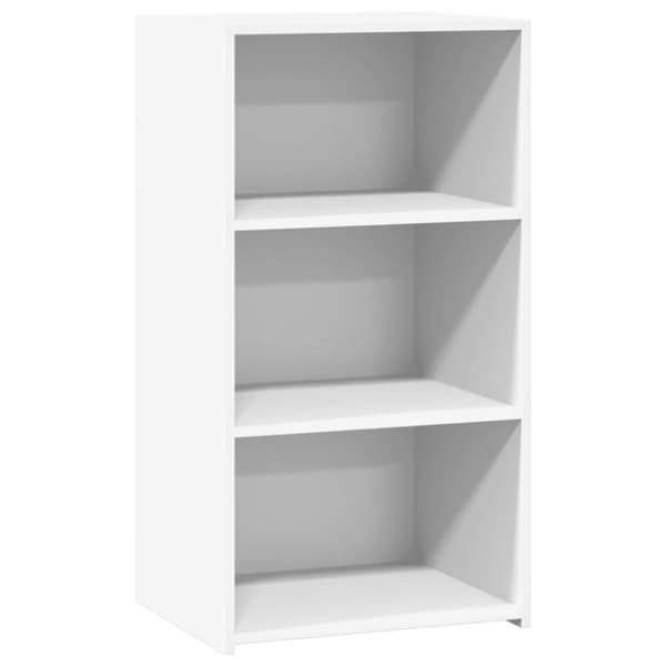 reol 50x41x93 cm konstrueret træ hvid