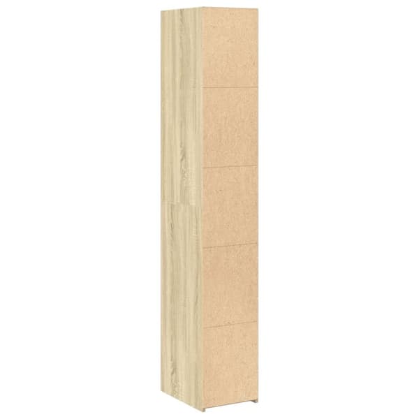 reol 30x41x185 cm konstrueret træ sonoma-eg