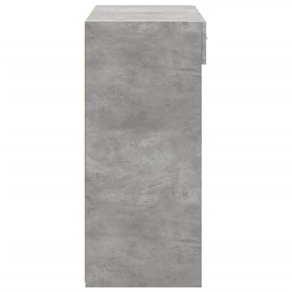 Skänk betonggrå 80x42,5x93 cm konstruerat trä