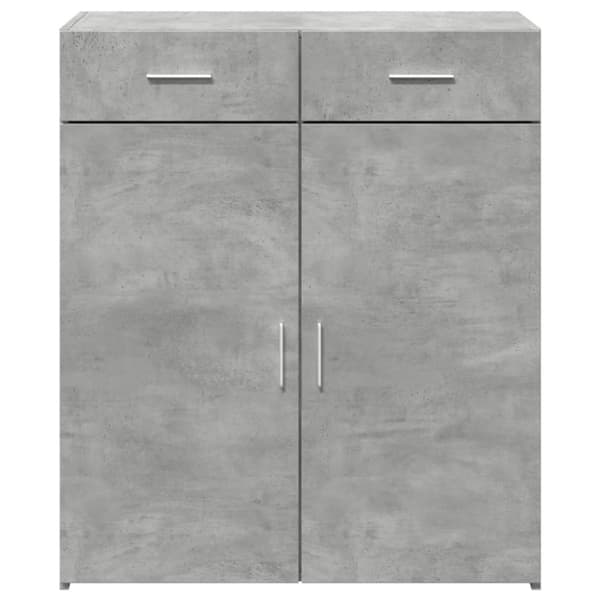 skænk 80x42,5x93 cm konstrueret træ betongrå