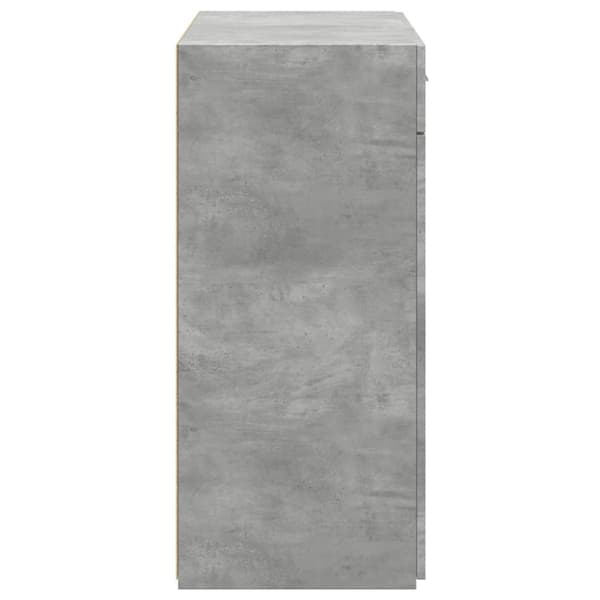 skænk 80x42,5x93 cm konstrueret træ betongrå