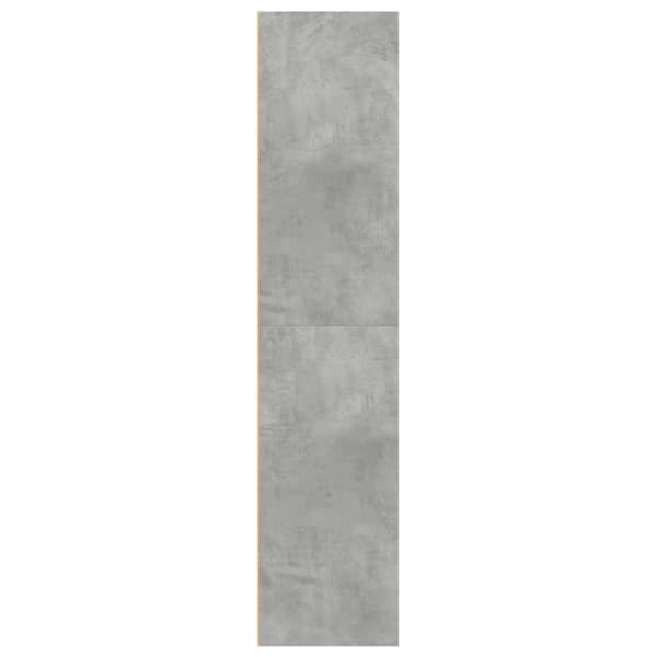 Högskåp betonggrå 70x41x185 cm konstruerat trä