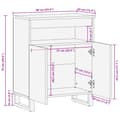 Pikkukuva 10 / 10: Senkki 60x34x75 cm täysi mangopuu
