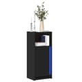 Pikkukuva 1 / 10: Senkki LED-valoilla musta 42,5x34x100 cm tekninen puu