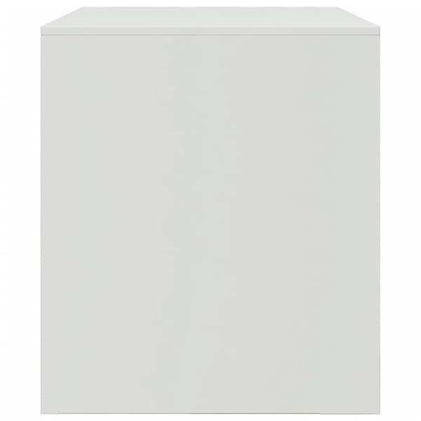 TV-skåp 2 st vit 67x39x44 cm stål