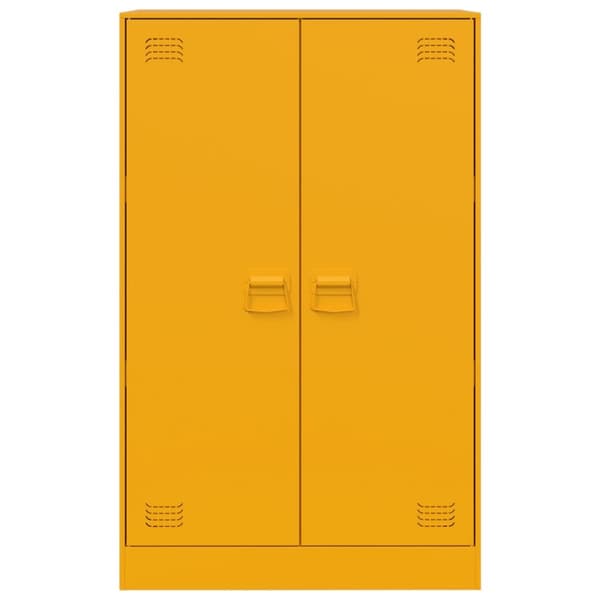 Senkki sinapinkeltainen 67x39x107 cm teräs