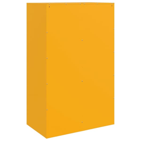 Senkki sinapinkeltainen 67x39x107 cm teräs