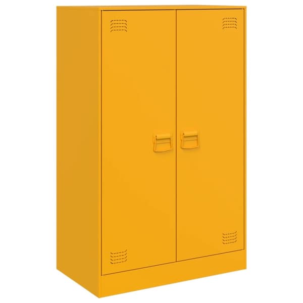 Senkki sinapinkeltainen 67x39x107 cm teräs