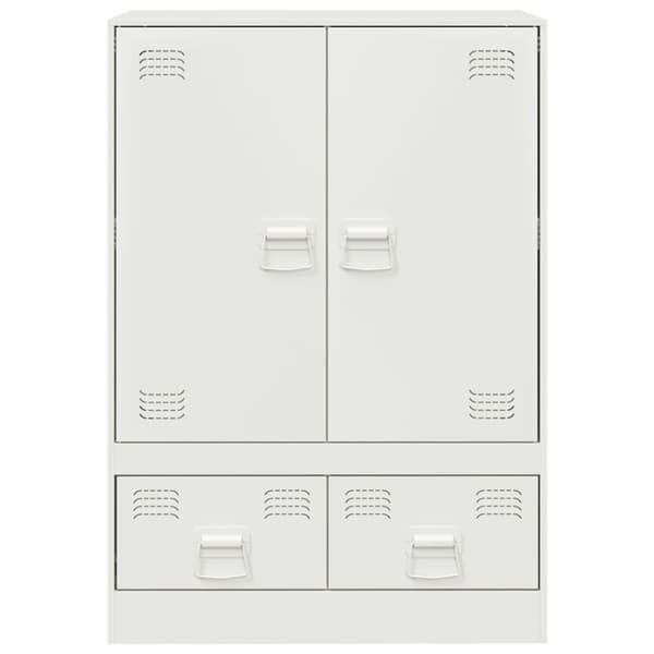 skab 67x39x95 cm stål hvid