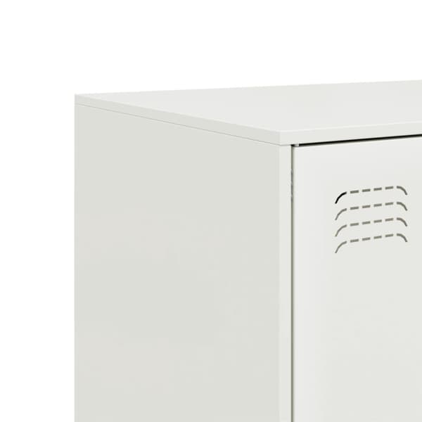 skab 67x39x95 cm stål hvid