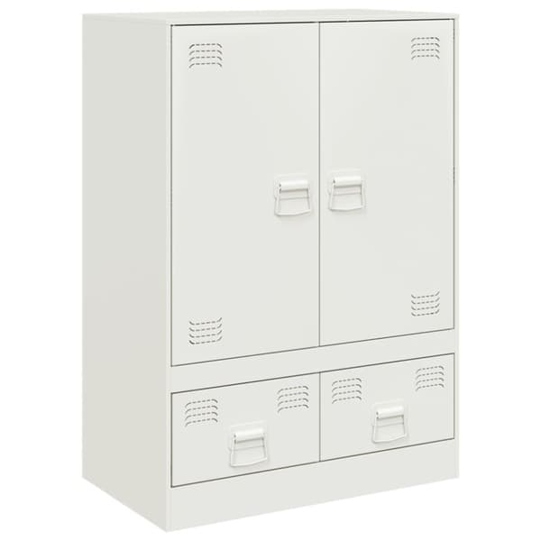 skab 67x39x95 cm stål hvid