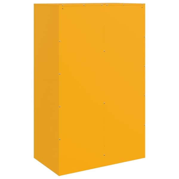 Senkki sinapinkeltainen 67x39x107 cm teräs