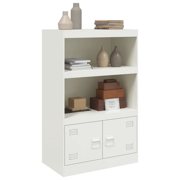 Skänk vit 67x39x107 cm stål