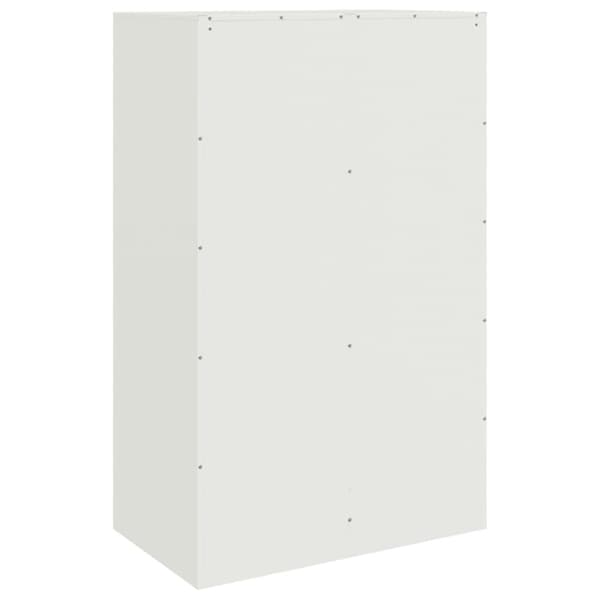 Skänk vit 67x39x107 cm stål