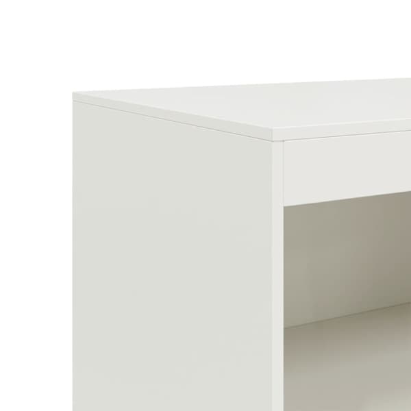 Skänk vit 67x39x107 cm stål