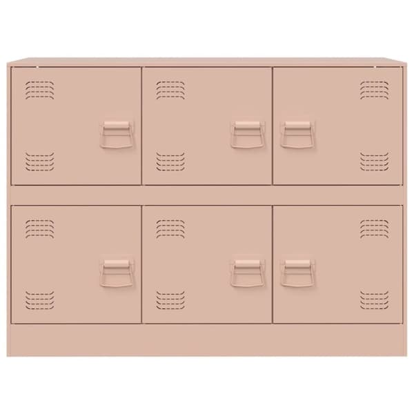 Skänk rosa 99x39x73 cm stål