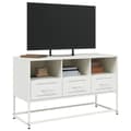 Miniatyrbillede 4 af 10: tv-bord 100,5x39x60,5 cm stål hvid